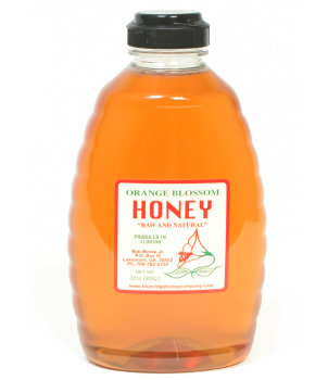 Orange Blossom Honey Plastic Jar 32oz