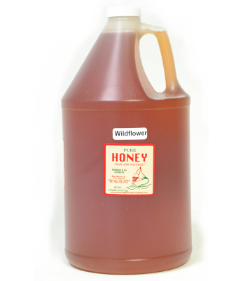 Wildflower Honey Gallon Jug Case of 4